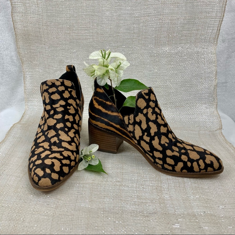 1. State Leopard Print Ankle Boots